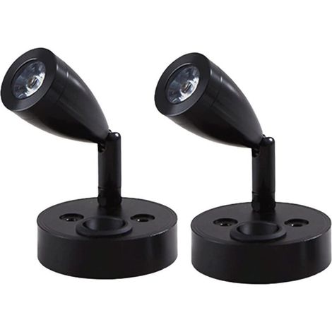 Lot de 2 lampes de lecture LED 12V – Interrupteur réglable – Éclairage 6000K – Installation facile pour camping-car et fourgonette (1/5)