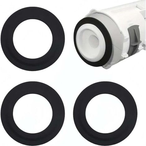 Lot de 3 joints d'étanchéité en caoutchouc de rechange pour soupapes de chasse d'eau Siamp T-oilet 49 et 50, réparation de fuite de T-oilet, pièces F-Lush