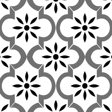 Lot de 20 autocollants pour carrelage, 20 x 20 cm, sol en vinyle effet carrelage, carrelage imperméable auto-adhésif pour salon, cuisine, salle de bain, balcon, sol, mur (1/5)