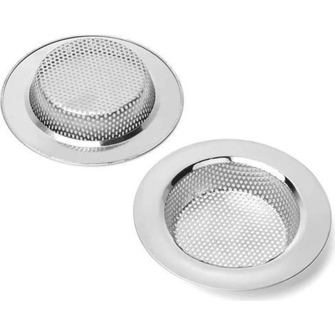Filtre Évier Cuisine, Filtre À Évier En Acier Inoxydable, Grille Pour Evier Cuisine, Plus Épais, Diamètre Extérieur 115 Mm -5Pcs (1/4)