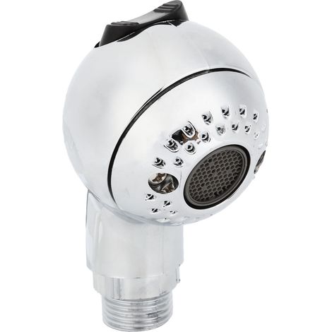 1. Cabezal de ducha de alta presión y ajustable con filtro de acero inoxidable y carcasa de ABS, apto para salones de belleza. (1/5)