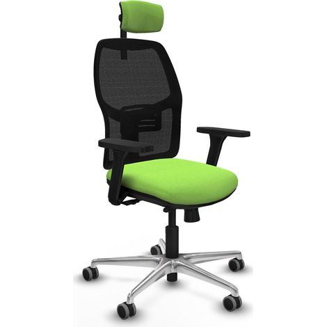 Chaise de bureau piqueras y crespo Alfera noire compacte 120kg (1/2)