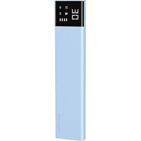 Bluetooth-Lautsprecher mit Knochenleitungsfunktion für die Unterkissenbefestigung, 36 Weißrauschoptionen, Einschlafhilfe, Musikbox, LED-Bildschirm, MP3-Player, Sleep-Timer, blau (1/5)