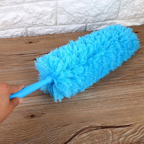Microfiber Cleaning Duster + Microfibre Nettoyant + Bleu ciel + 56cm + Washable Anti Static Duster (1/5)