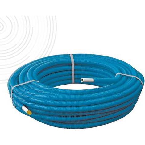 100m Tube Multicouche Ø20x2,0 Prégainé Bleu - Alu 0,26mm - SOMATHERM