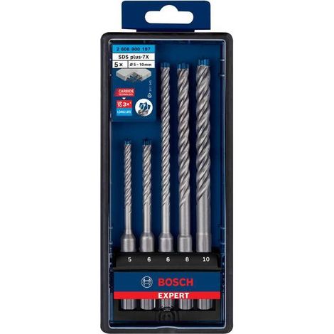 BOSCH-A SET 5 PUNTE ROBUST LINE SDS PLUS-7X