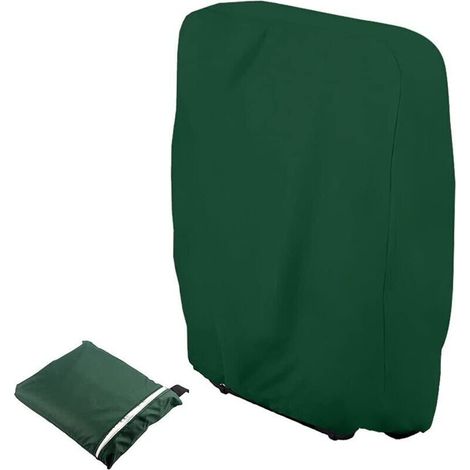 Housse Fauteuil Inclinable - Tissu Oxford 210D Impermeable UV - Pour Chaise Longue Jardin Extérieur - 71 x 20 x 110 cm - 1 Pièce (1/4)