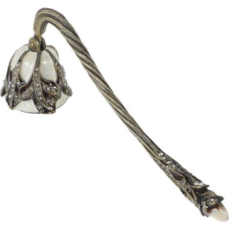 Extintor de velas de aleación de zinc con diseño vintage y diamantes de imitación. Extintor portátil para mechas largas. Extingue incendios de fo (1/5)