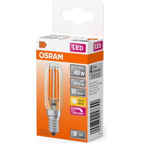 Osram LED Special E14 Tubular Ampoule T26 Filament Claire 4.8W (1/3)