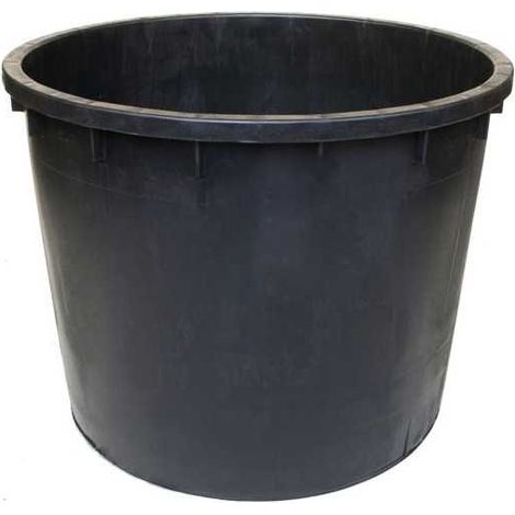 Mastello Redondo L 285 cm 96 h 55 Negro Ics