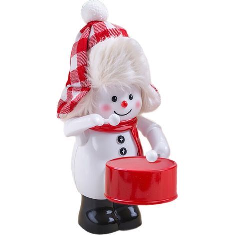 Bonhomme de neige Musical, décoration de noël en-Modèle A