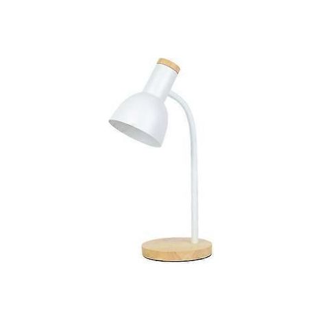 Lampe de chevet LED 5W simple, orientable à 360°, protection des yeux, prise européenne.