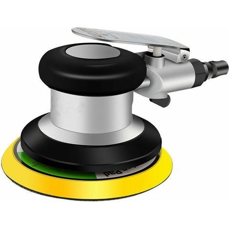 Professionnel Ponceuse excentrique à air comprimé, polisseuse pneumatique à double action haute performance mini avec, 9500tr/min, (1pcs, 125mm) (1/4)