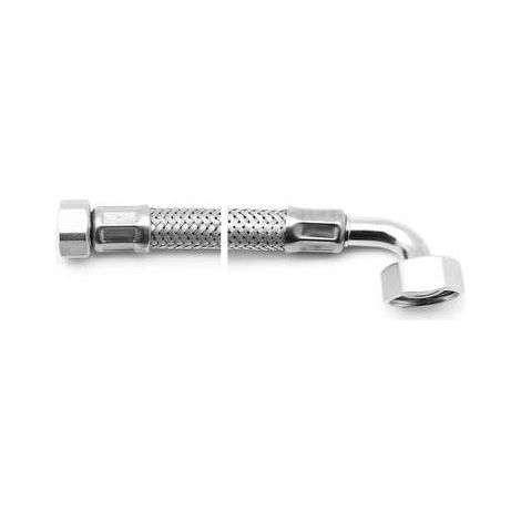 FLESSIBILE PARINOX PER ACQUA CON CURVETTA F1/2" x F1/2" cm 30
