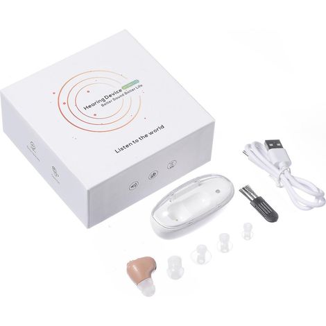 Z-12X Digitaler Hörverstärker, USB-aufladbar, Hörgerät, 32 Stunden Akkulaufzeit (1/5)