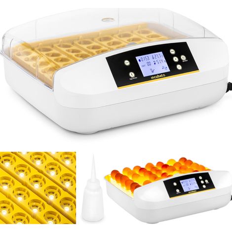 Incubadora para 42 huevos de gallina, 90 W + ovoscopio (1/5)