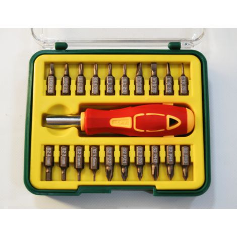 KIT INSERTI GIRAVITE CACCIAVITI PER TRAPANO AVVITATORE 21 PEZZI PZ PUNTE 543