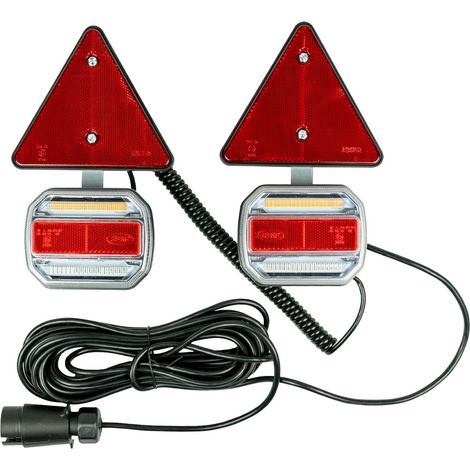 JBM54162 Kit magnétique avec 2 lumières LED et 2 réflecteurs