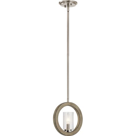 Grand Bank Kichler Applique Murale/ Mini-Suspension/ Semi-Encastrée Gris Antique (1/4)