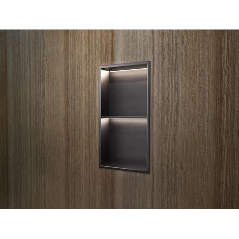 MEDIMEX HOR006/BGM MARSHALL Hornacina Con Estante Y Led 33x63 Black Gun Metal - ref: HOR006/BGM (1/2)