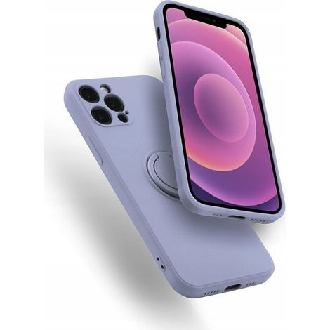 Rückseitenschutzhülle mit Ring, lila, für iPhone 13 Pro Max + Glas (1/5)