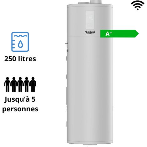 Chauffe-eau thermodynamique 250 L Air Ambiant / Air Extérieur Fluidheat (1/5)