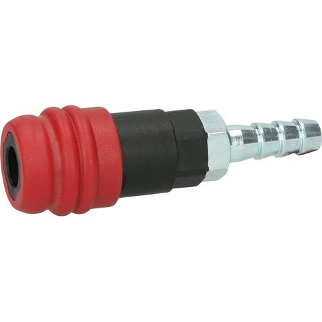 Kstools – Raccord pour compresseur 2 niveaux – Embout tuyau 11 mm – Desserrage de sécurité – Connexion fiable pour air comprimé (1/8)
