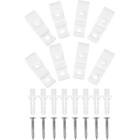de fixation pour stores enrouleurs verticaux lot de 4 blancs (1/5)