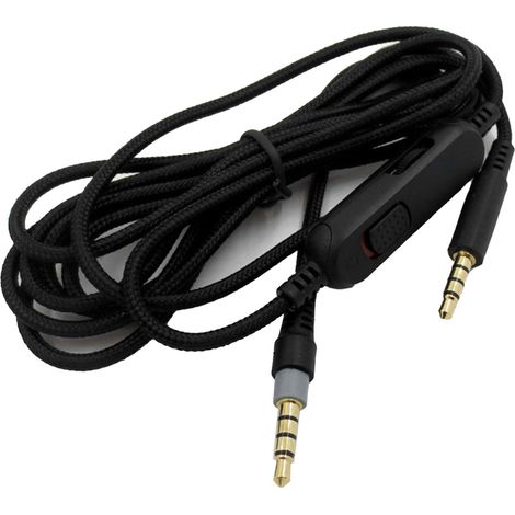 Câble audio pour casque HyperX Cloud MIX, fil de volume ajustable pour gaming