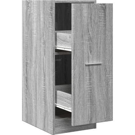 Maison Exclusive - Armadietto da Farmacia Grigio Sonoma 30x41x77,5cm in Truciolato