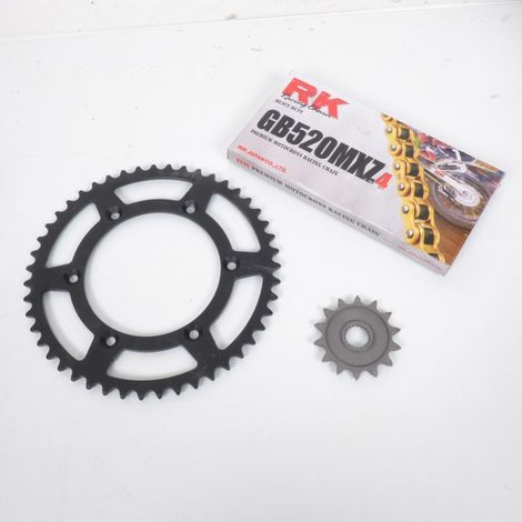 Kit chaîne France Equipement pour Moto Yamaha 250 WRF 2011 à 2016