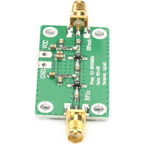 Amplificateur à faible bruit (LNA) RF large bande 0,1-2 GHz, gain 60 dB, bande passante de 0,1 à 2 GHz (1/5)