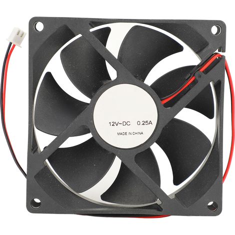Ortviai Ventilateur d'extraction 90 mm 12 V CC à double roulement à billes – 3000 tr/min, idéal pour soudage DIY, laser 3D et peinture