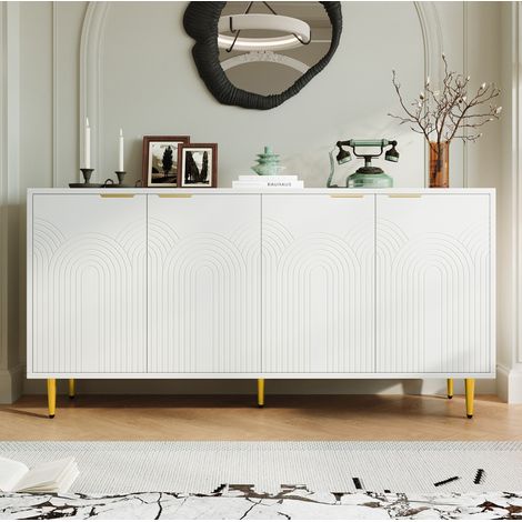 MEUBLIV Mueble zapatero blanco 90x25x121 cm con 3 abatibles, 1 cajón y 1 puerta (1/5)