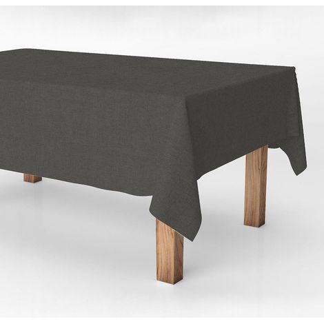 Rollo de mantel antimanchas negro 140cm x 25m