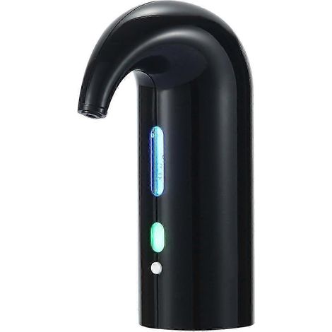 Aérateur de vin électrique (noir), carafe à vin portable à une touche, distributeur d'oxygénateur de vin à filtration automatique multi-intelligente avec recharge USB, accessoire pour vin rouge (1/5)