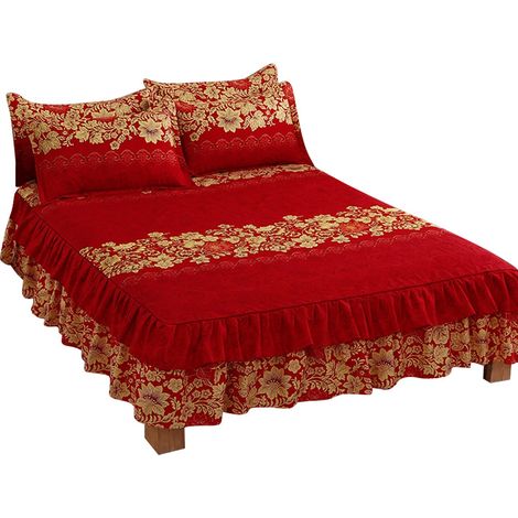 Taie D Oreiller - Coton Polyester - 48 x 74 cm - Doux Respirant Résistant Aux Froissements - Style Dentelle - Lot De 2 (1/5)