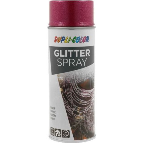 Bombe de peinture - Effet diamant pailleté - Pourpre - Tous supports - Dupli-Color - 400ml (1/5)