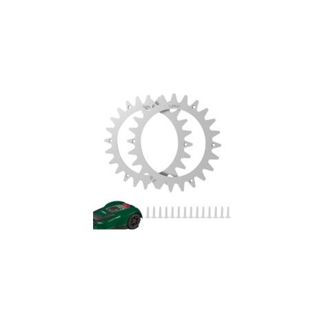 Pointes pour tondeuse à gazon, amélioration de la traction, compatible avec les robots tondeuses Parkside, taille des roues : 212 mm. (1/5)