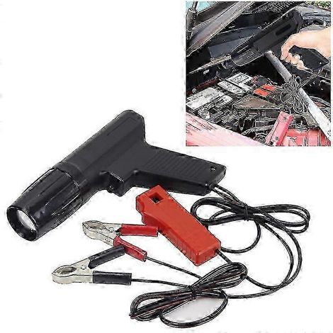 Lampe stroboscopique d'allumage 12 V pour testeur de moteur essence (voiture, moto, quad, bateau). (1/4)