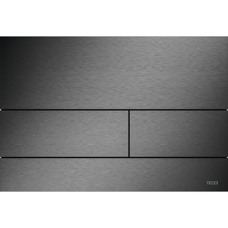Tece TECEsquare - WC-Betätigungsplatte, Chrom schwarz gebürstet 9240846