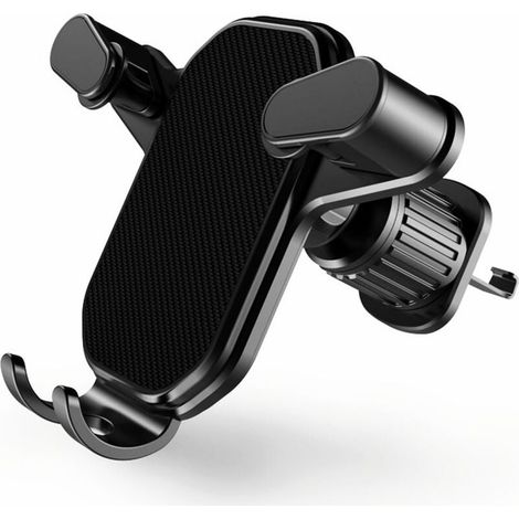 Support de tlphone portable pour voiture, super stable, crochet de ventilation amlior, support de tlphone portable pour voiture, mains libres, universellement adapt tous les smartphones (1/5)