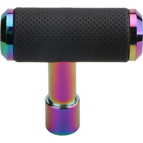 BRAVIX Levier de levier à engrenages, accessoires décoratifs robustes de modification pour voiture Auto T Shape Gear Shift Knob Accessoires de voiture Multicolore (1/5)