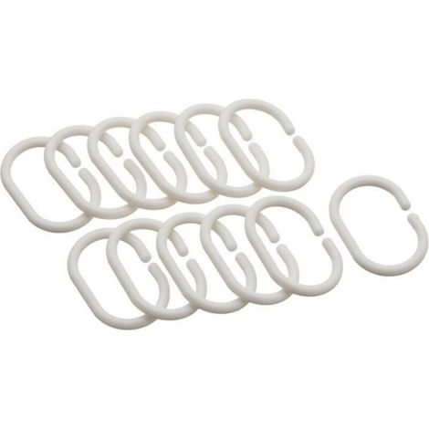 Rideau De Douche - 183x183 Cm - Hydrofuge - Polyester - Oeillets Métalliques - Gris Rayures (1/4)