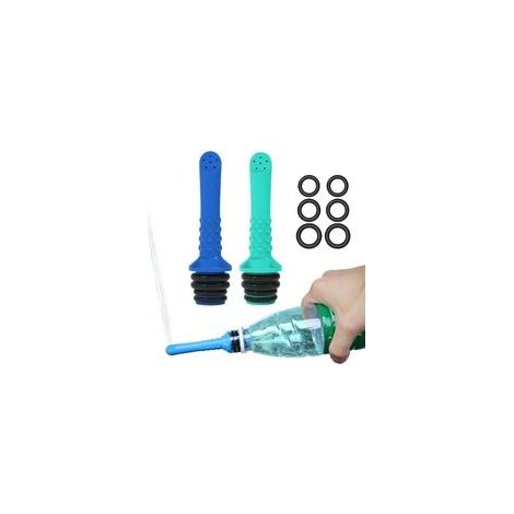 Ensemble de 2 bidets portables pour la salle de bain ou les voyages. Flexible de douche de voyage Cosmic, compatible avec toutes les bouteilles. discret, écologique, mini, personnel, personnel, portab