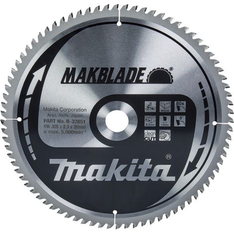 Makita Sägeblatt MAKBLADE 305x30x80Z