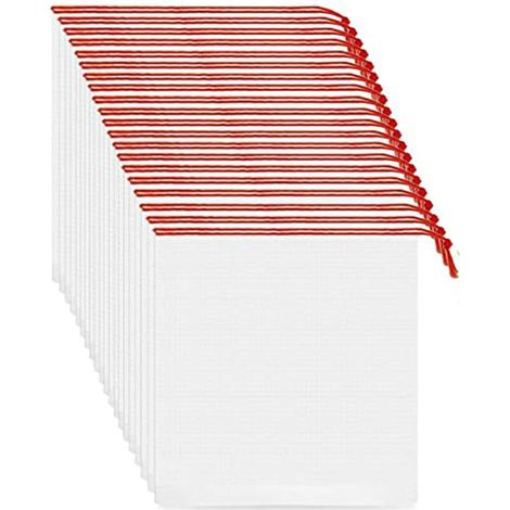 Sacs de Protection pour Fruits Nylon Haute Densité, Sachets Filet de Jardin Professionnels et Durables, 50 Pièces Blanc (1/5)