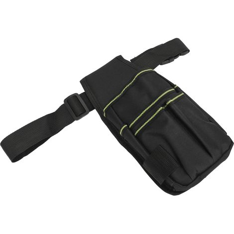 Tablier porte-outils à poches multiples, en tissu Oxford 600D imperméable et réglable, sacoche de ceinture porte-outils multifonctionnelle (1/5)