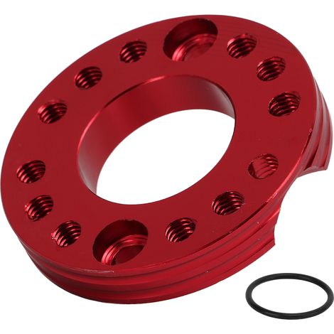 28-mm-Vergaseradapter-Unterlegscheibe, Ansaugkrümmerplatte für XR50, rot, Ersatzteil (1/5)