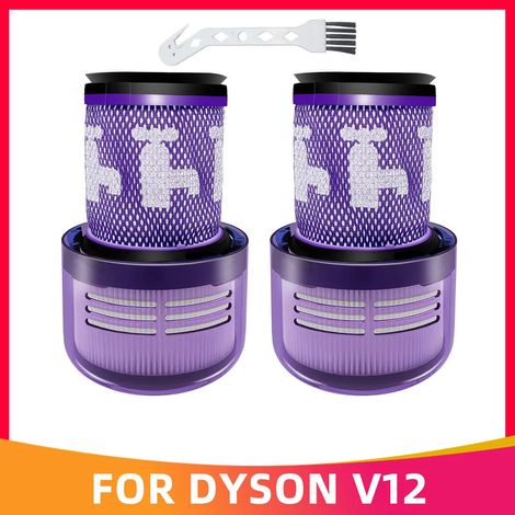 (2 pièces) Filtres de rechange V12 compatibles avec les aspirateurs Dy-son V12 Slim/Detect Slim, Dy-son SV20, SV26, SV30, SV34, SV35 et SV46 (filtre HEPA). (1/4)